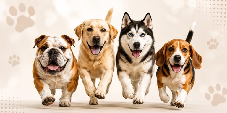 Popular Dog Breeds in India: Bulldog, Labrador, Husky and Beagle